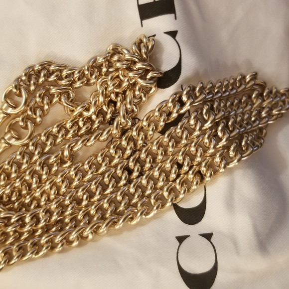 Coach Dinky Chain Strap in Light Gold - Picture 4 of 11
